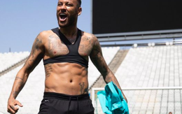 Neymar đăng ảnh cởi trần tập luyện để chứng minh không béo bụng