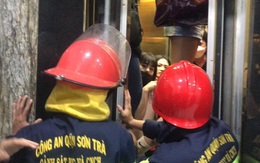 8 người mắc kẹt trong thang máy vào rạng sáng ngày đầu năm