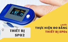 6 bước thực hiện đo bằng thiết bị SpO2