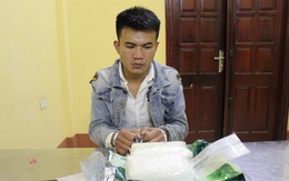 Nam thanh niên bị bắt khi "vận chuyển thuê" cho anh họ 2kg ma túy đá