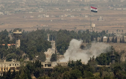 Xe tăng Israel nã pháo ở biên giới với Syria