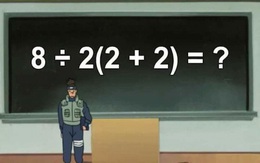 Câu hỏi toán tiểu học chia rẽ Internet thành 2 chiến tuyến: 8:2(2+2) = ? Đáp án nhiều khả năng không phải là con số bạn đang nghĩ