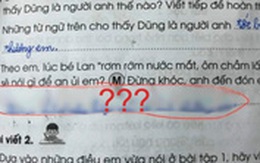 Cậu bé Tiểu học giải quyết ngon ơ bài tập tiếng Việt vì thuộc lòng trend Tiktok, dân mạng thốt lên: Thông minh đấy!