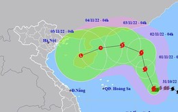 Bão số 7 liên tục đổi hướng, di chuyển rất chậm, diễn biến phức tạp