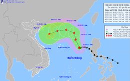 Bão số 7 giật cấp 12 và có xu hướng mạnh dần lên