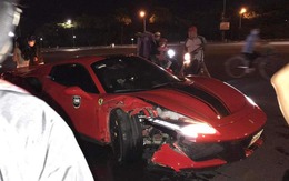 Đằng sau những bức ảnh TNGT: Lại thêm một mẫu Ferrari 488 gây tai nạn tại Hà Nội