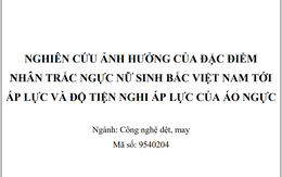 Luận án tiến sĩ nghiên cứu áo ngực có nội dung thế nào?