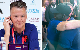 Khoảnh khắc 'yếu lòng' của HLV Louis van Gaal tại World Cup 2022