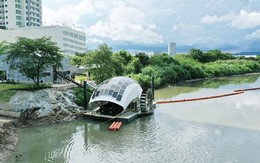 Thiết bị dọn rác trên sông bằng năng lượng tái tạo