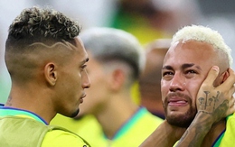 Neymar và dàn sao Brazil bật khóc nức nở khi thua đau Croatia