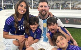 Vợ nhắn gửi Messi: 'Em tự hào về anh'