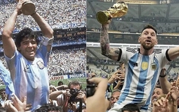 Messi tái hiện hình ảnh vĩ đại của Maradona