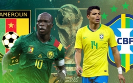 Thua Cameroon, Brazil vẫn dẫn đầu bảng G World Cup 2022