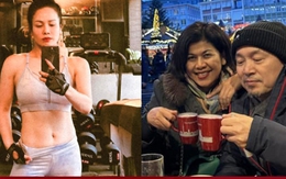 Sao Việt 22/12: Quốc Trung tình tứ bên vợ, Nhật Kim Anh khoe cơ bắp ở tuổi 39