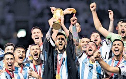 Argentina tức tốc khoe cúp vàng trước khi trả lại cho FIFA