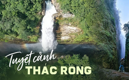 Tuyệt cảnh thác nước "rồng trắng" ít người biết ở Lào Cai