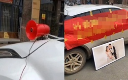Chồng phát loa, giăng khẩu hiệu đòi lại tiền cưới khi vợ bỏ về nhà mẹ đẻ