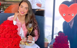 Phạm Hương khoe Valentine ấm áp bên "nửa kia" tại Mỹ, ông xã đại gia hiếm hoi xuất hiện