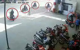 CLIP: 6 thanh niên chặn đầu, cướp xe của 2 cô gái ở quận Bình Tân