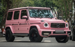 Đã chơi trội với Mercedes-AMG G 63 độ Hofele, đại gia Hà Nội còn tạo cá tính cho xe với màu hồng có một không hai