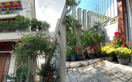 Biệt thự hoa hồng phủ kín lối đi của vợ chồng diễn viên Quý Bình, được bà xã đại gia gọi là "full house"