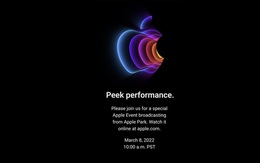 Chính thức: Apple tổ chức sự kiện mới vào ngày 8/3, đây là những sản phẩm sẽ được ra mắt