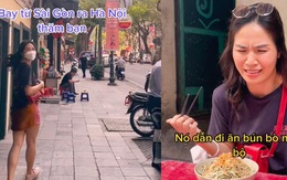 Ra Hà Nội du lịch được bạn dẫn đi ăn bún bò Nam Bộ, cô gái TPHCM "khóc ròng" còn dân mạng thì tranh cãi dữ dội