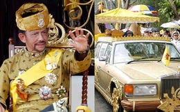 Cuộc sống xa hoa của quốc vương Brunei cùng khối tài sản khổng lồ, sẵn sàng dát vàng bất kì thứ gì trong tầm mắt