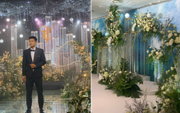Không gian tiệc cưới của Hà Đức Chinh ở khách sạn 5 sao Hà Nội: Hoa tươi ngập tràn, tổng chi phí ngót nghét 1 tỷ!