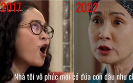Câu thoại trùng lặp của 'mẹ chồng' NSND Lan Hương khiến khán giả 'tức sôi máu'