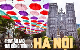 Hai công trình ở Hà Nội vừa “lột xác” ngoạn mục: Nhà Thờ Lớn phục hồi vẻ hoài cổ, một phố đi bộ mới đang cực hot