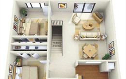 Cách bố trí khoa học cho 4 loại căn hộ 2 phòng ngủ điển hình