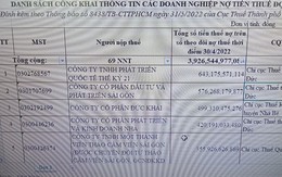 Doanh nghiệp bất động sản và nhiều ''đại gia'' nợ thuế hàng ngàn tỉ đồng