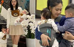 Mỹ nhân chỉ kém Đỗ Mỹ Linh lấy chồng đại gia, cảnh ở nhà nuôi con khác xa ảnh mạng