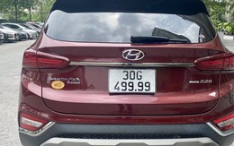 Bán Hyundai Santa Fe giá 1,5 tỷ, chủ xe cho biết riêng tiền biển tứ quý hết khoảng 700 triệu đồng