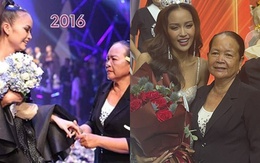 Dân mạng xúc động chi tiết chiếc áo của mẹ Hoa hậu Ngọc Châu: 6 năm vẫn dùng một lần để lên chúc mừng con gái