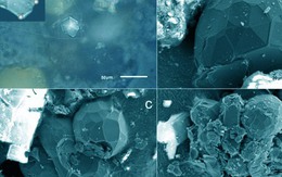 "Vật thể lạ" hình cầu, hình lăng trụ lộ ra trong thiên thạch rơi xuống Nga