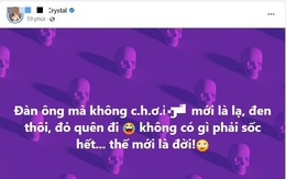 Giữa bão scandal của 2 nghệ sĩ nổi tiếng, Pha Lê đăng phát ngôn tranh cãi về chuyện đàn ông 'bóc bánh trả tiền'