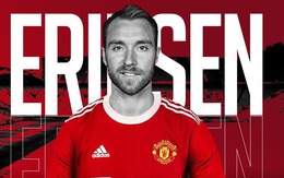 Công bố tân binh Christian Eriksen, Man United mơ danh hiệu lớn