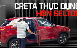 Chủ xe Hyundai Creta bóc kỹ 5 điểm vượt trội so với Kia Seltos: 'Xịn chưa chắc đã phù hợp, dùng thực tế mới thấy cái dở, cái hay'