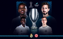 Đêm nay, Real Madrid và Frankfurt tranh Siêu Cúp châu Âu