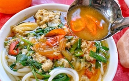 Nam Định có món bún thường bán ở vỉa hè nhưng vị ngon hết ý, bạn đã thử chưa?