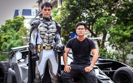 Cận cảnh xe Batman hơn nửa tỷ đồng của "phù thuỷ hoá trang" 9x