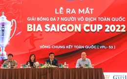 Chính thức ra mắt giải bóng đá vô địch 7 người toàn quốc 2022