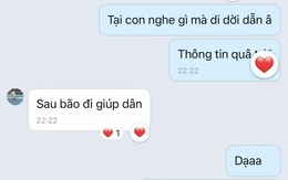 Lời nhắn gây xúc động của người bố ở tâm bão khi được con gái lo lắng hỏi han