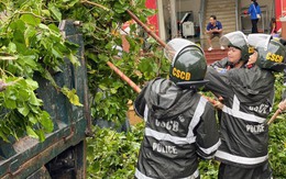 Cảnh sát cơ động - Bộ Công an nhanh chóng khắc phục hậu quả bão số 4