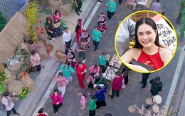 Dù gây lùm xùm nhưng toàn cảnh chợ quê mà Đoàn Di Băng dựng giữa khu đại gia vẫn khiến người xem choáng ngợp vì độ "khủng"