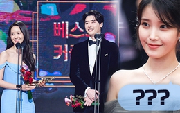Ngại ngùng nhất lễ trao giải MBC: Lee Jong Suk lỡ lời gọi Yoona là vợ, fan rần rần đòi công bằng cho IU