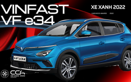 VinFast VF e34 thắng thuyết phục giải Xe xanh 2022