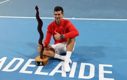 “Nhất phẩm tướng quân” Novak Djokovic: Giành danh hiệu thứ 92 ở Adelaide, bay đến Melbourne nhắm danh hiệu Australian Open thứ 10